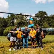 Roy Robertson-Harris, Eric Ebron and Ryan Ashcraft