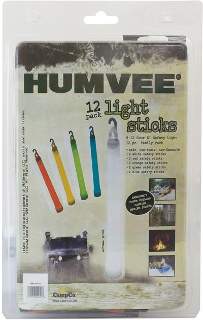 CAMP HMV6FP10     HUMVEE LIGHTSTICK 10PC | 024718513829