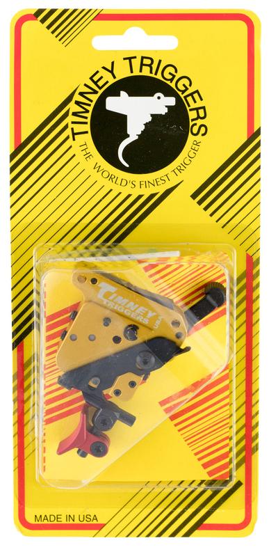 Timney Triggers 520CEA Calvin Elite Custom 8 oz Draw Weight  Black/Gold Finish for Remington 700 Right | 081950520121