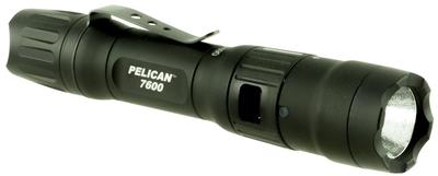Pelican 7600 7600 Tactical Black Aluminum Red/Clear/Green LED 37944 Lumens 225 Meters Range | 019428138974